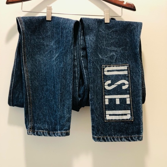 SOLD-VINTAGE Get Used By Elie Jeans Streetwear 90s RARE - Picture 3 of 6
